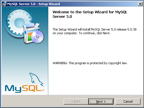 MySQL Installer Main Screen
            (Windows)